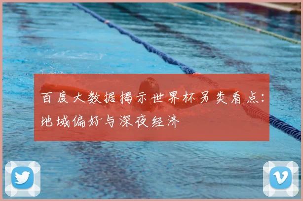 百度大数据揭示世界杯另类看点：地域偏好与深夜经济